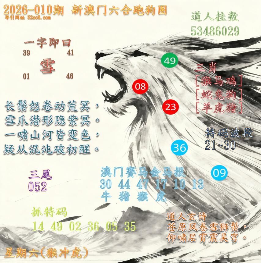 新澳门六合跑马图010期